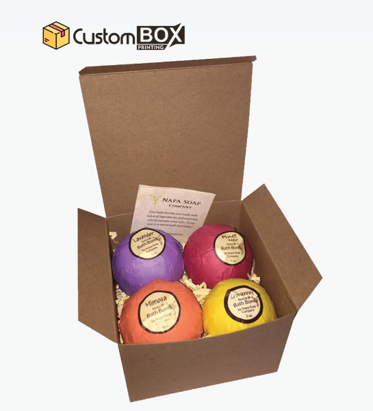 Custom Bath Bomb Boxes
